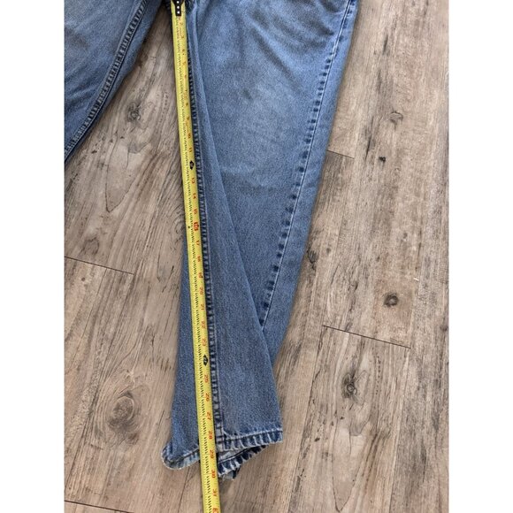 Levi's 505 Jeans Mens Size 40 x 30 Regular Fit Straight Denim Blue - Picture 11 of 14